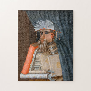 The Librarian c. 1566 by Giuseppe Arcimboldo Jigsaw Puzzle