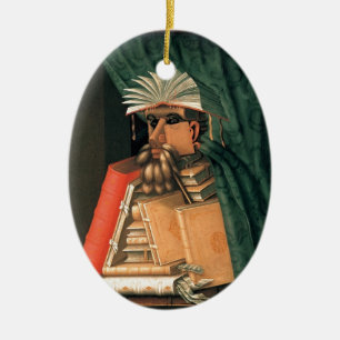 The Librarian Ceramic Tree Decoration
