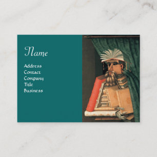 THE LIBRARIAN MONOGRAM BUSINESS CARD