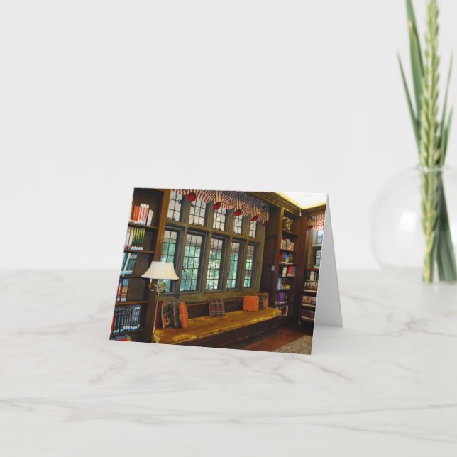 The Library at the Castle Thank You Card (Front)