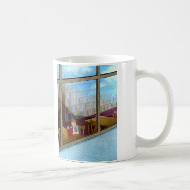 "The Library" by Suzi German Coffee Mug (Right)