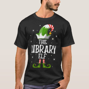 The Library Elf Family Matching Christmas T-Shirt