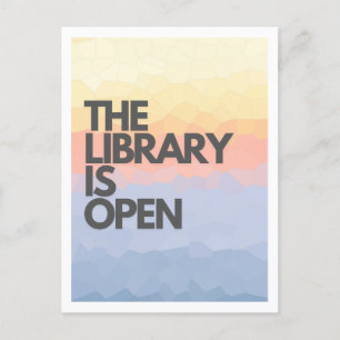 The Library is Open Drag Race Postcard