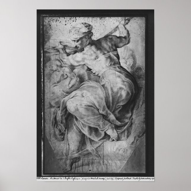 The Libyan Sibyl, after Michangelo Buonarroti Poster (Front)