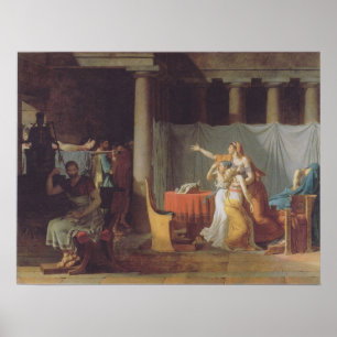 The Lictors Bring To Brutus The Bodies Of His Sons Poster