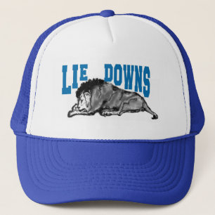The Lie Down Lions Joke Trucker Hat