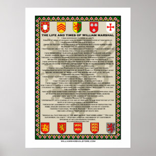 The Life and Times of William Marshal Poster