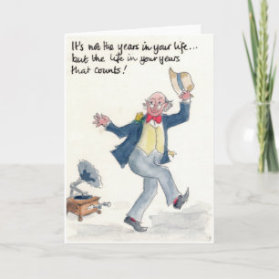 "The Life in Your Years" Birthday Card for a Man