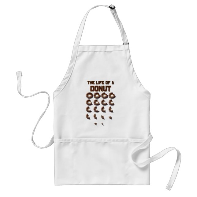 The Life of a Donut Standard Apron (Front)