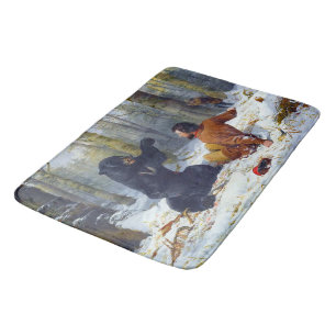 The Life of a Hunter A Tight Fix Arthur Tait 1856 Bath Mat