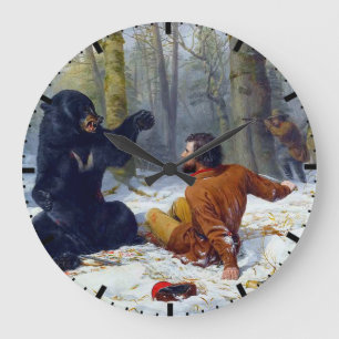 The Life of a Hunter A Tight Fix Arthur Tait 1856 Large Clock