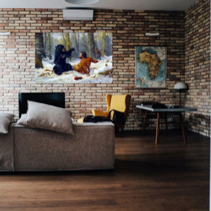 The Life of a Hunter  A Tight Fix Arthur Tait 1856 Poster