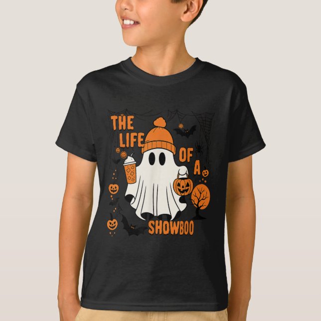 The Life Of A Showboo Halloween Costume Bow Boo Gi T-Shirt (Front)