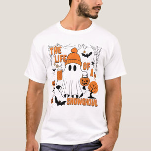 The Life of a showghoul Halloween Costume Bow Boo T-Shirt
