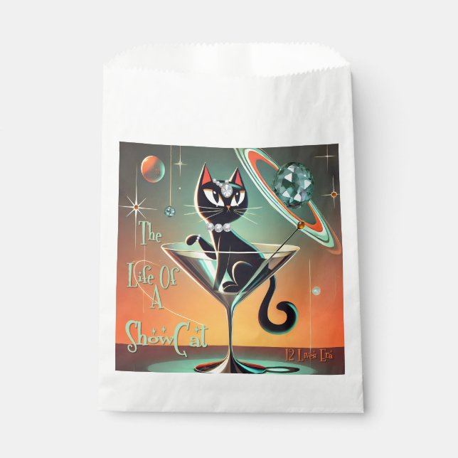 The Life Of A Showgirl Cat Favour Bag (Front)