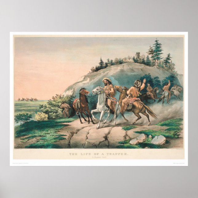 The Life of a Trapper: A Sudden Halt (0877A) Poster (Front)
