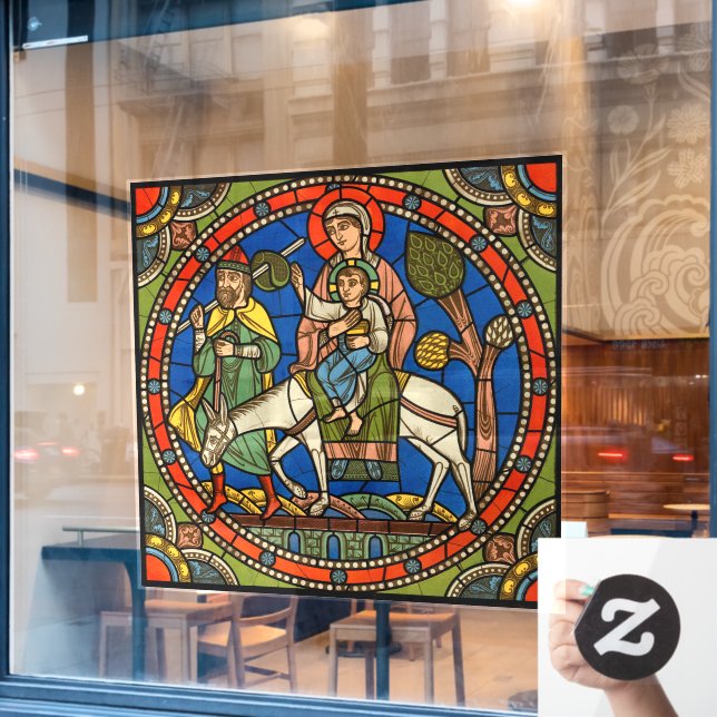 The Life of Jesus Christ The Holy Family Chartres  (Cafe Window)