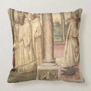 The Life of St. Benedict (fresco) (detail) 2 Cushion