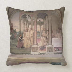 The Life of St. Benedict (fresco) (detail) 3 Cushion