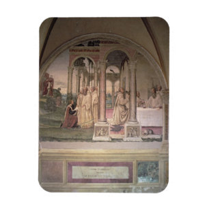 The Life of St. Benedict (fresco) (detail) 3 Magnet