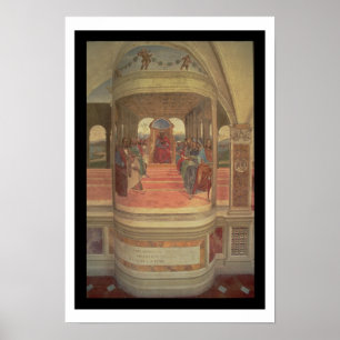The Life of St. Benedict (fresco) (detail) Poster