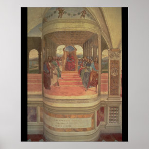 The Life of St. Benedict (fresco) (detail) Poster