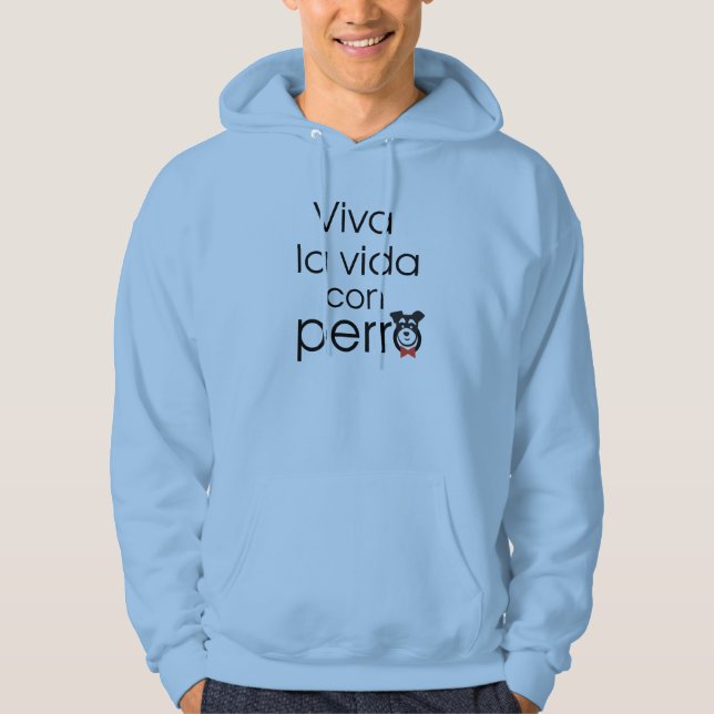 The life with dog lives hoodie (Front)