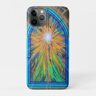 The Light 3 Church Stained Glass Window iPhone 11 Pro Case