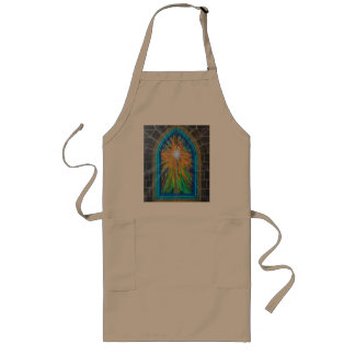The Light 3 Church Stained Glass Window Long Apron