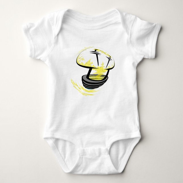 The Light Cap1 Baby Bodysuit (Front)