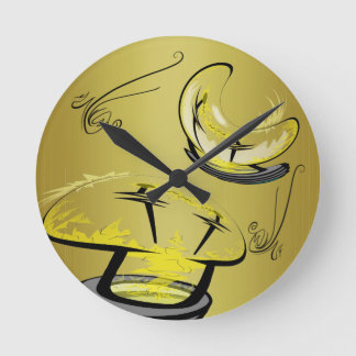 The Light Cap Zaps  Round Clock