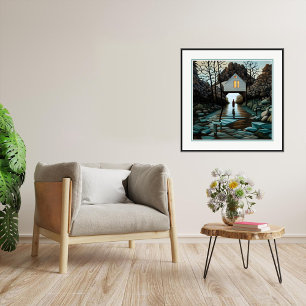 The Light In The Window - Art Print