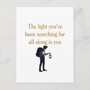 The light is you iPad Smart Cover Postcard