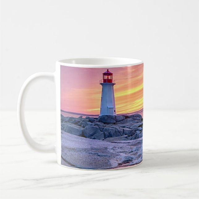 The Light Keeper | Peggy'S Cove Coffee Mug (Left)