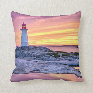 The Light Keeper Peggy'S Cove Cushion