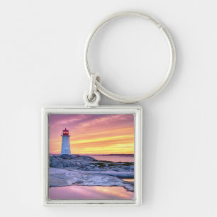The Light Keeper   Peggy'S Cove Key Ring