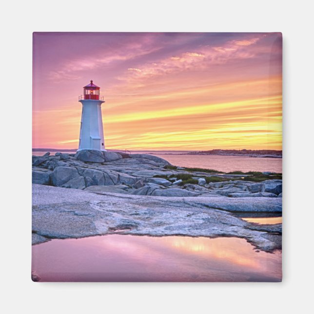 The Light Keeper | Peggy'S Cove Magnet (Front)