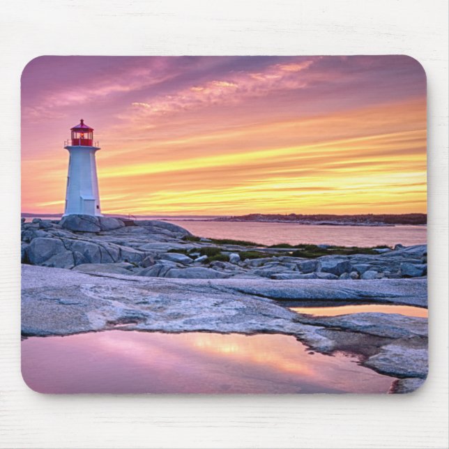 The Light Keeper | Peggy'S Cove Mouse Pad (Front)