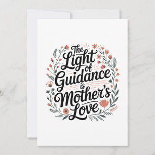 The Light Of Guidance Is Mother's Love Invitation