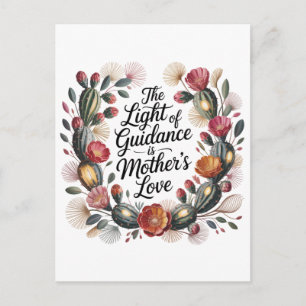 The Light Of Guidance Is Mother's Love Postcard