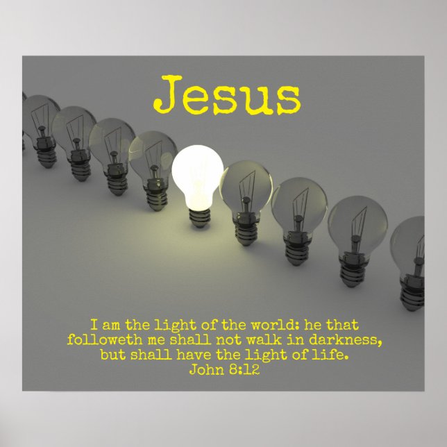 The Light of Jesus Poster (Front)