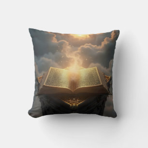 The Light Of Knowledge – Library Art Throw Pillow