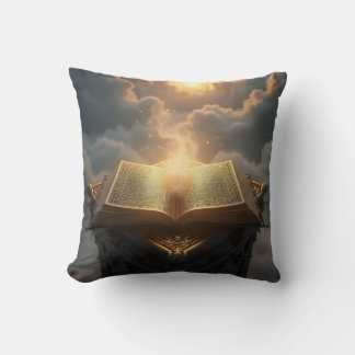 The Light Of Knowledge – Library Art Throw Pillow