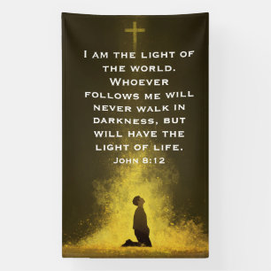 The Light of Life John 8:12   Banner