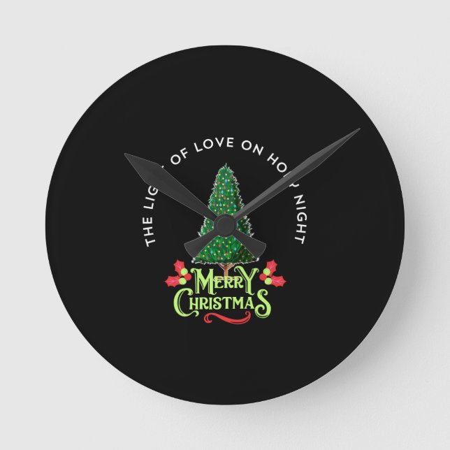 THE LIGHT OF LOVE ON HOLY NIGHT, ROUND CLOCK (Front)