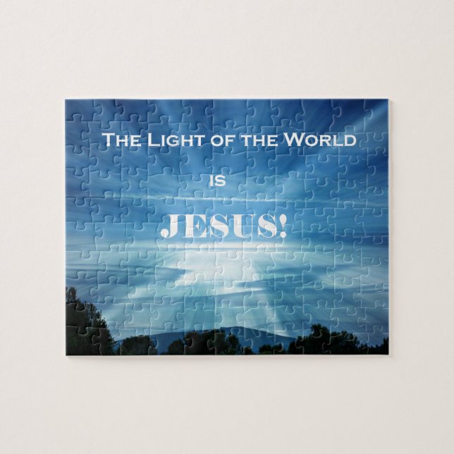 The Light of the World is Jesus. Jigsaw Puzzle (Horizontal)