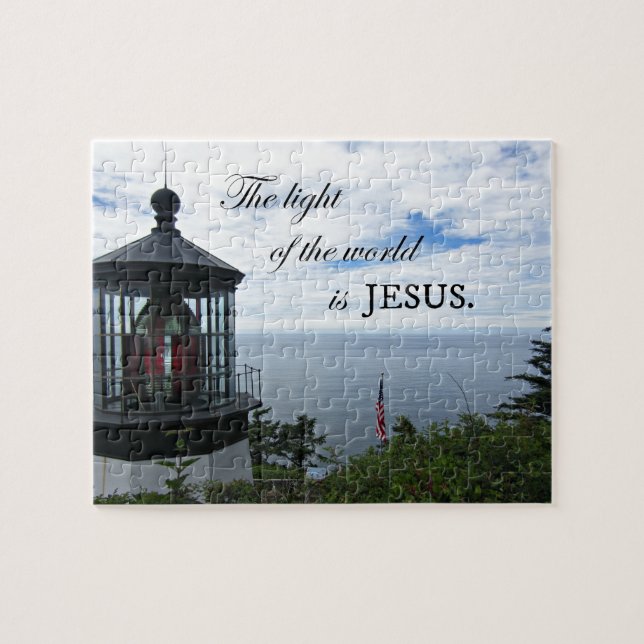 The Light of the World is Jesus. Jigsaw Puzzle (Horizontal)