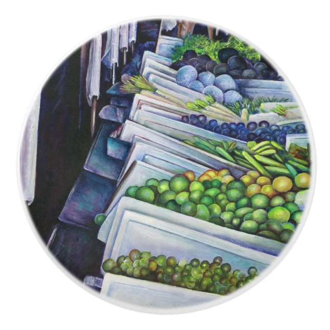 The Lighter Side of Lavender Street, Singapore Ceramic Knob (Front)