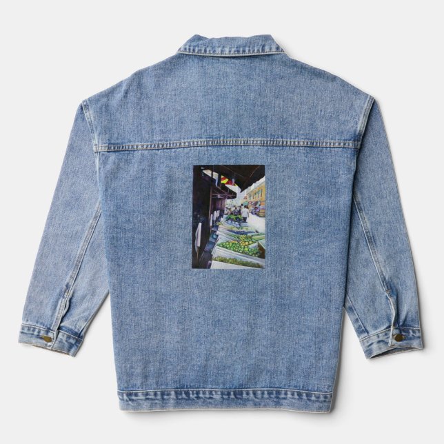The Lighter Side of Lavender Street, Singapore Denim Jacket (Back)