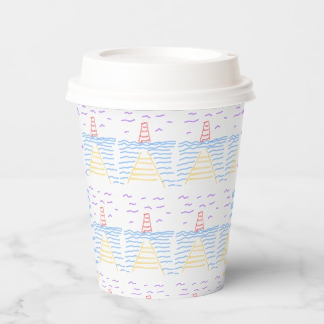 The Lighthouse and the Pier Paper cup (Front)